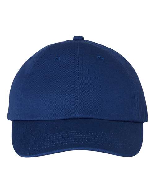 Bio-Washed Classic Dad Hat - Royal Front
