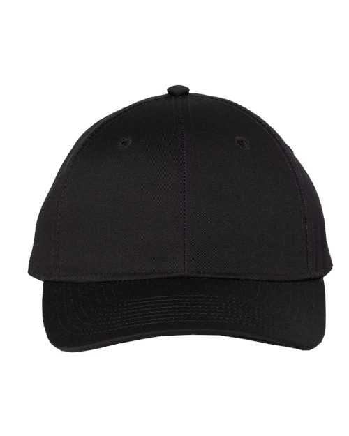 Lightweight Twill Cap - Black Front