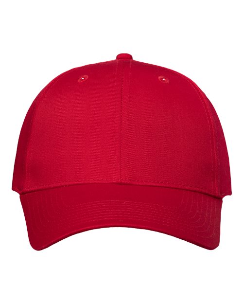 Lightweight Twill Cap - Red Front