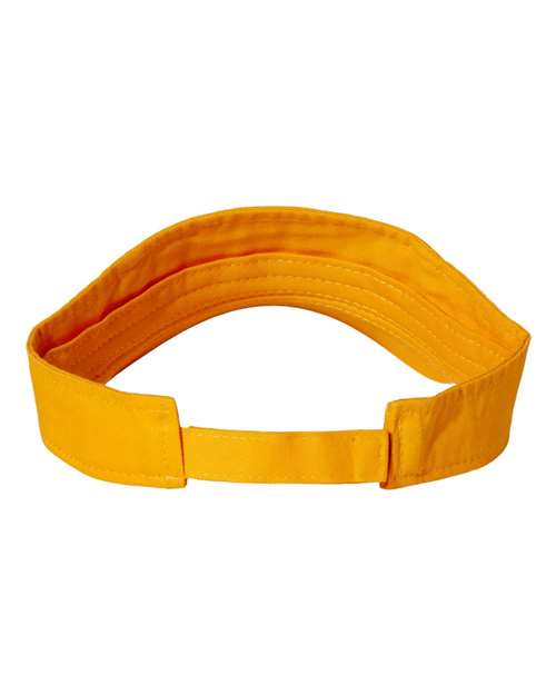 Bio-Washed Visor - Gold Back