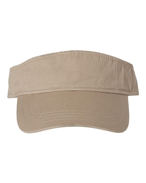 Bio-Washed Visor - Khaki Front