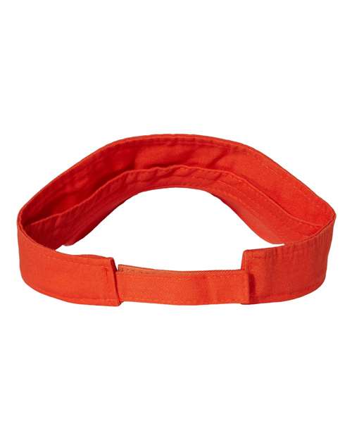 Bio-Washed Visor - Orange Back