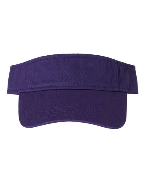 Bio-Washed Visor - Purple Front