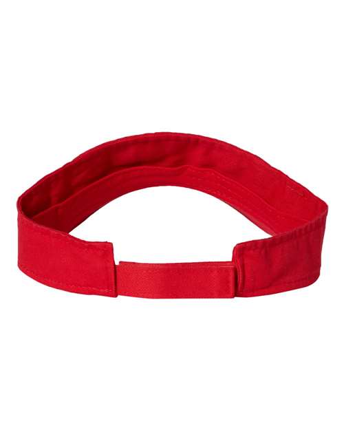 Bio-Washed Visor - Red Back