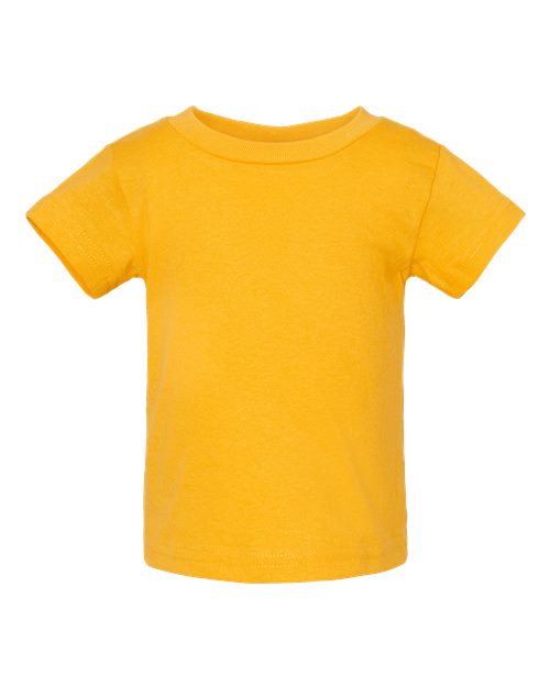 Infant Cotton Jersey Tee - Gold Front