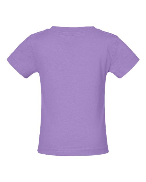 Infant Cotton Jersey Tee - Lavender Back