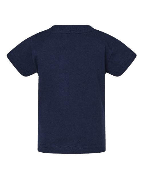 Infant Cotton Jersey Tee - Navy Back