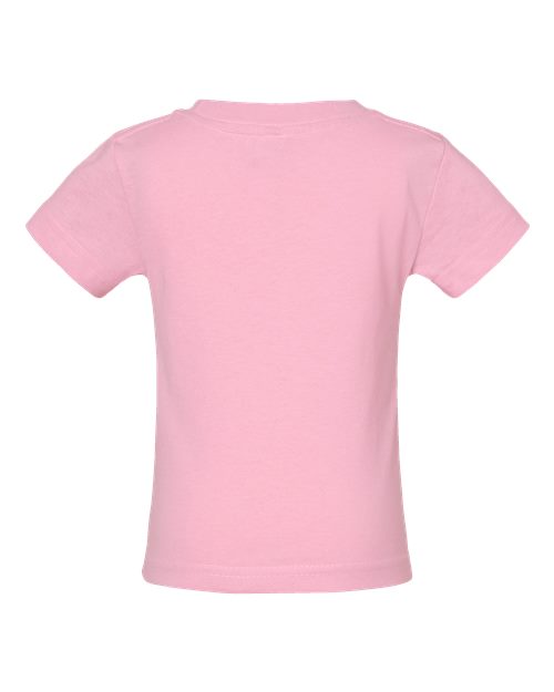 Infant Cotton Jersey Tee - Pink Back