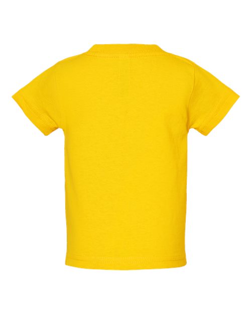 Infant Cotton Jersey Tee - Yellow Back