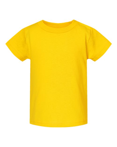 Infant Cotton Jersey Tee - Yellow Front