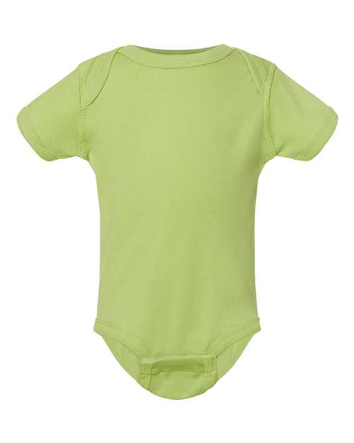 Infant Baby Rib Bodysuit - Key Lime Front