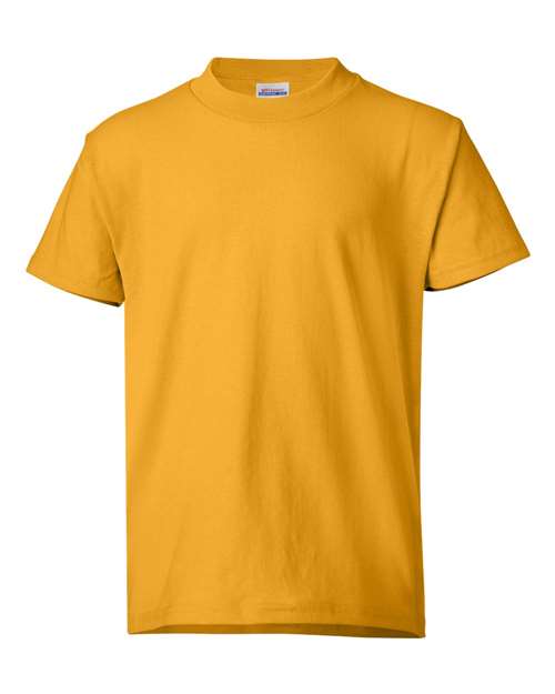 Hanes Youth EcoSmart® T-Shirt - Gold Front