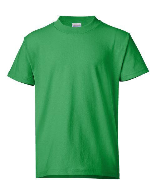 Hanes Youth EcoSmart® T-Shirt - Kelly Green Front