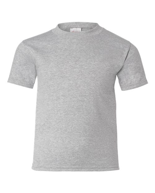 Hanes Youth EcoSmart® T-Shirt - Light Steel Front