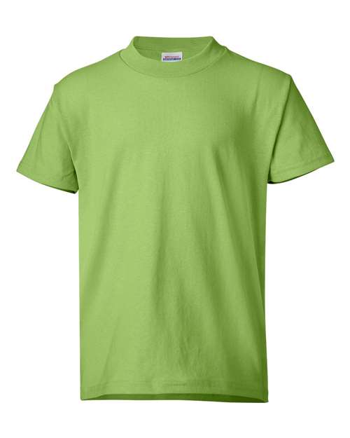 Youth EcoSmart® T-Shirt - Lime Front