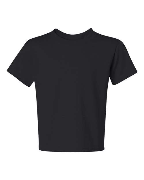 Youth Dri-Power® 50/50 T-Shirt - Black Front