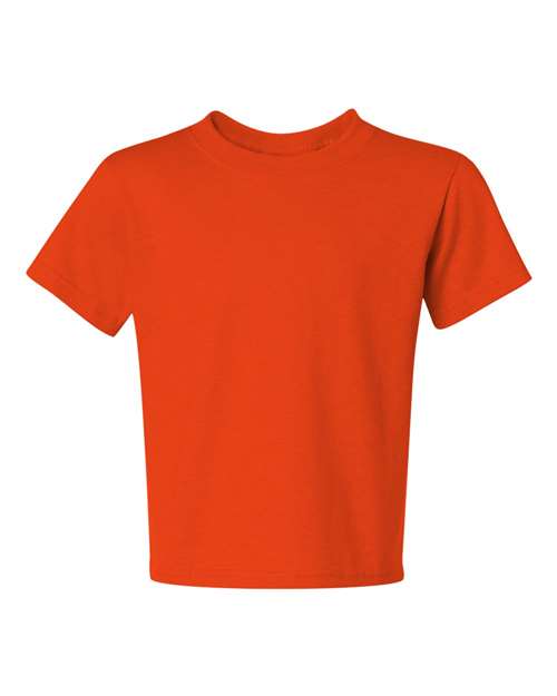 Youth Dri-Power® 50/50 T-Shirt - Burnt Orange Front