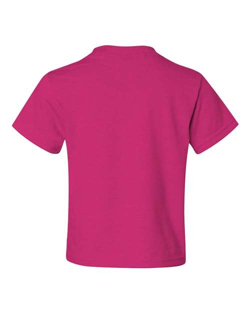 Youth Dri-Power® 50/50 T-Shirt - Cyber Pink Back