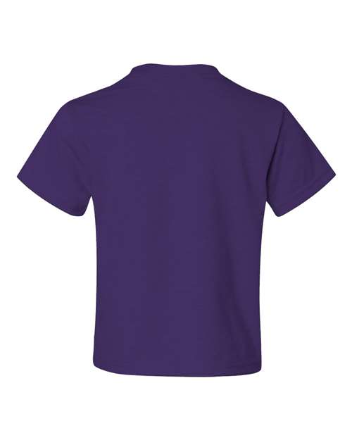 Youth Dri-Power® 50/50 T-Shirt - Deep Purple Back