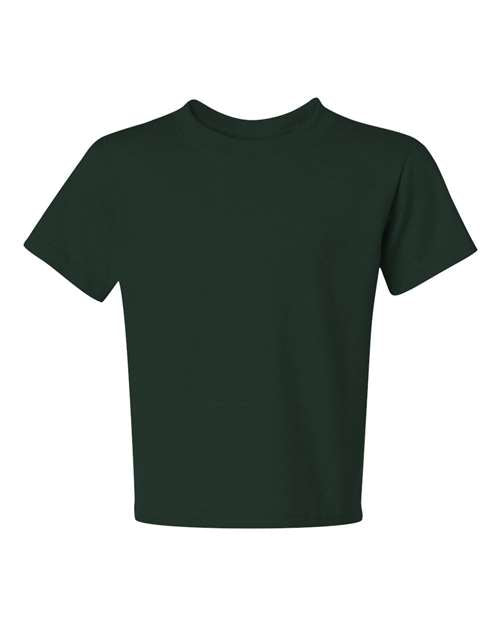 Youth Dri-Power® 50/50 T-Shirt - Forest Green Front