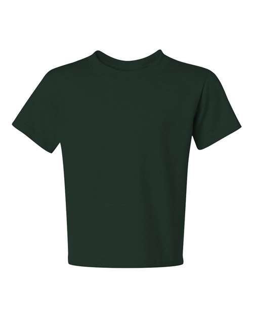 JERZEES Youth Dri-Power® 50/50 T-Shirt - Forest Green Front