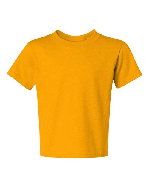 Youth Dri-Power® 50/50 T-Shirt - Gold Front
