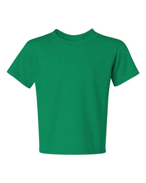 Youth Dri-Power® 50/50 T-Shirt - Kelly Front
