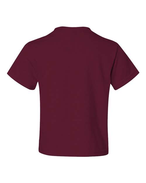 Youth Dri-Power® 50/50 T-Shirt - Maroon Back