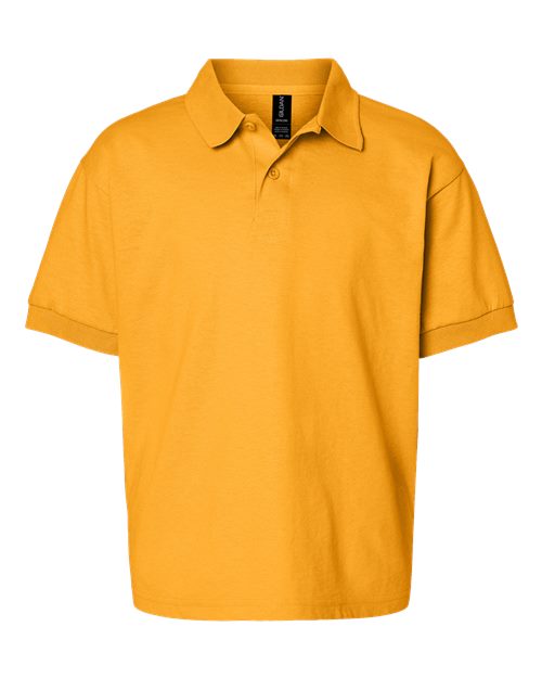 Gildan Youth DryBlend® Jersey Polo - Gold Front