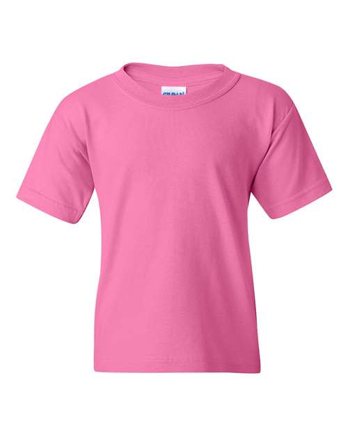 Gildan Youth Heavy Cotton™ T-Shirt - Azalea Front