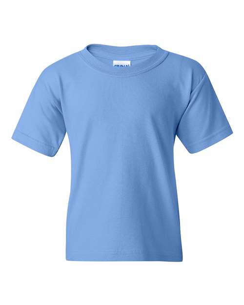 Gildan Youth Heavy Cotton™ T-Shirt - Carolina Blue Front