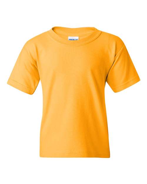 Gildan Youth Heavy Cotton™ T-Shirt - Gold Front