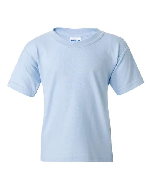 Gildan Youth Heavy Cotton™ T-Shirt - Light Blue Front