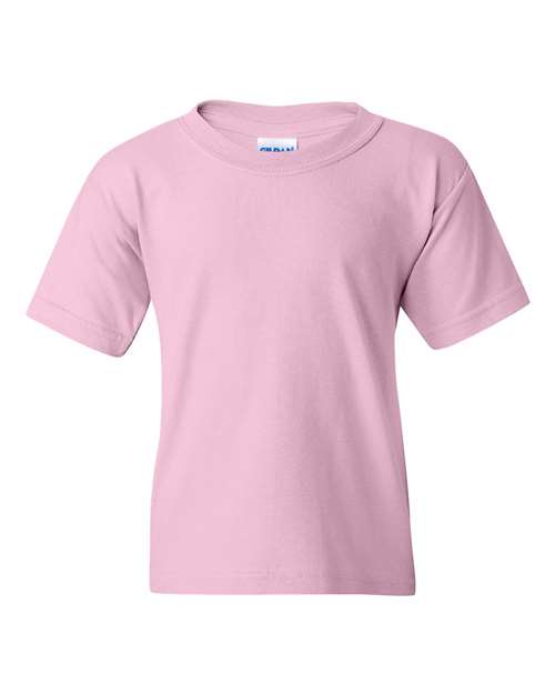 Gildan Youth Heavy Cotton™ T-Shirt - Light Pink Front