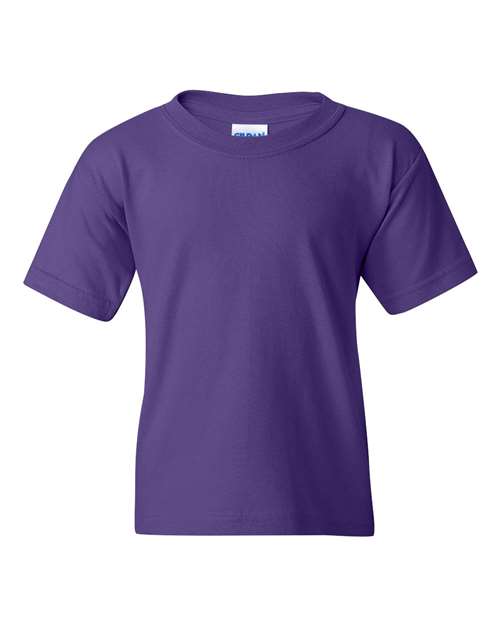 Gildan Youth Heavy Cotton™ T-Shirt - Purple Front