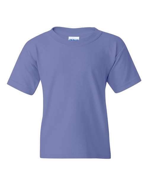 Gildan Youth Heavy Cotton™ T-Shirt - Violet Front