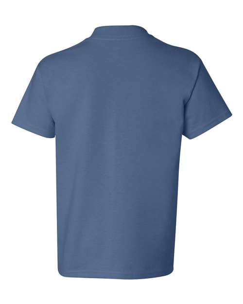 Youth Authentic T-Shirt - Denim Blue Back