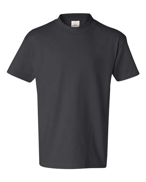 Hanes Youth Authentic T-Shirt - Smoke Grey Front