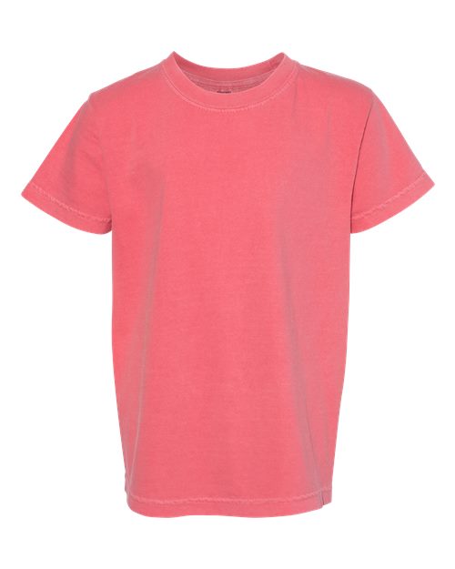 Youth Garment-Dyed Heavyweight T-Shirt - Watermelon Front