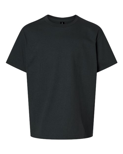 Gildan Youth Ultra Cotton® T-Shirt - Black Front