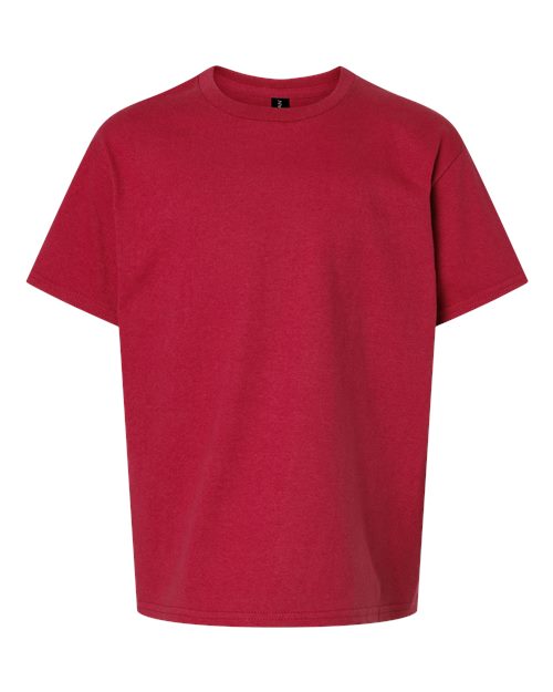 Gildan Youth Ultra Cotton® T-Shirt - Cherry Red Front