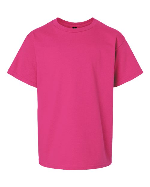 Gildan Youth Ultra Cotton® T-Shirt - Heliconia Front