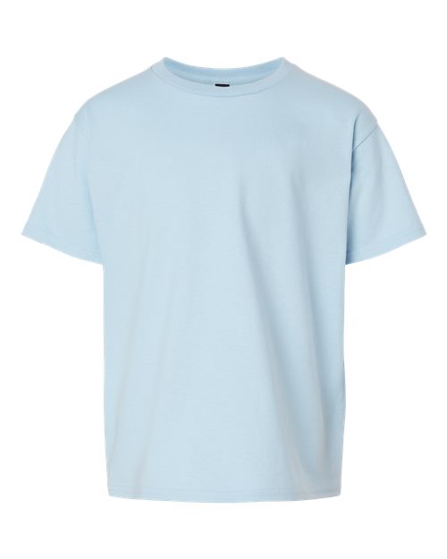 Gildan Youth Ultra Cotton® T-Shirt - Light Blue Front