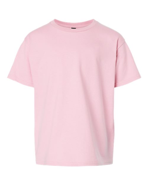 Gildan Youth Ultra Cotton® T-Shirt - Light Pink Front