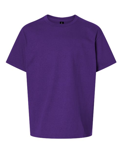 Gildan Youth Ultra Cotton® T-Shirt - Purple Front