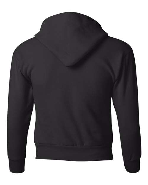 Youth EcoSmart® Hooded Sweatshirt - Black Back