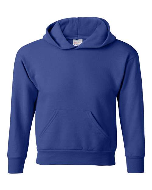 Youth EcoSmart® Hooded Sweatshirt - Deep Royal Front