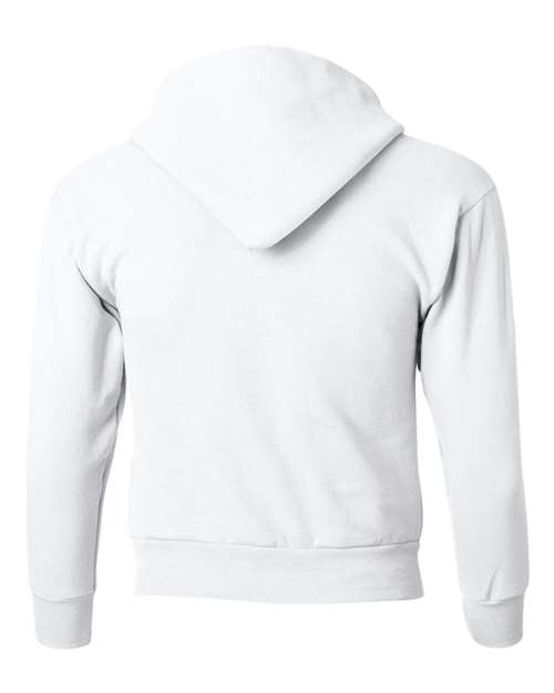 Youth EcoSmart® Hooded Sweatshirt - White Back