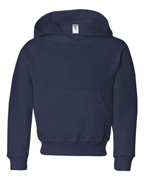 Youth NuBlend® Hooded Sweatshirt - J. Navy Front