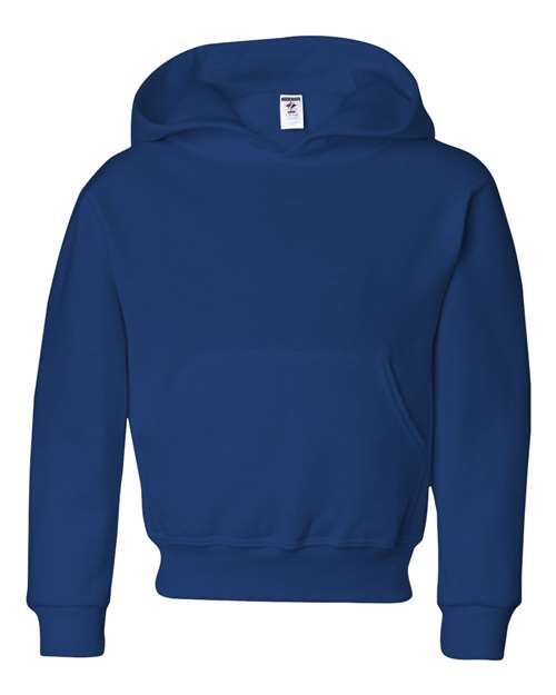 Youth NuBlend® Hooded Sweatshirt - Royal Front